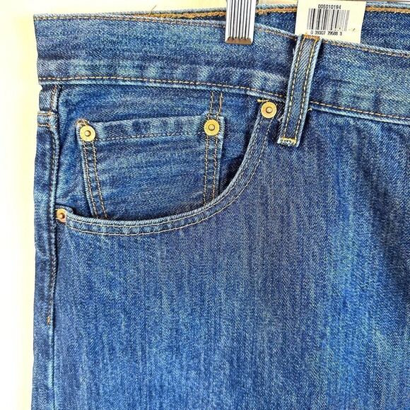 Levi’s NWT 501xx Straight Leg Blue Denim‎ Jeans Men’s 42 x 30 - Picture 6 of 13